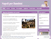 Tablet Screenshot of napoliperbambini.com
